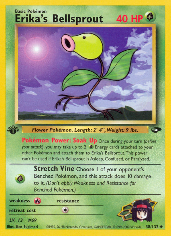 Erika's Bellsprout (38/132) [Gym Challenge 1st Edition] | Fandemonia Ltd