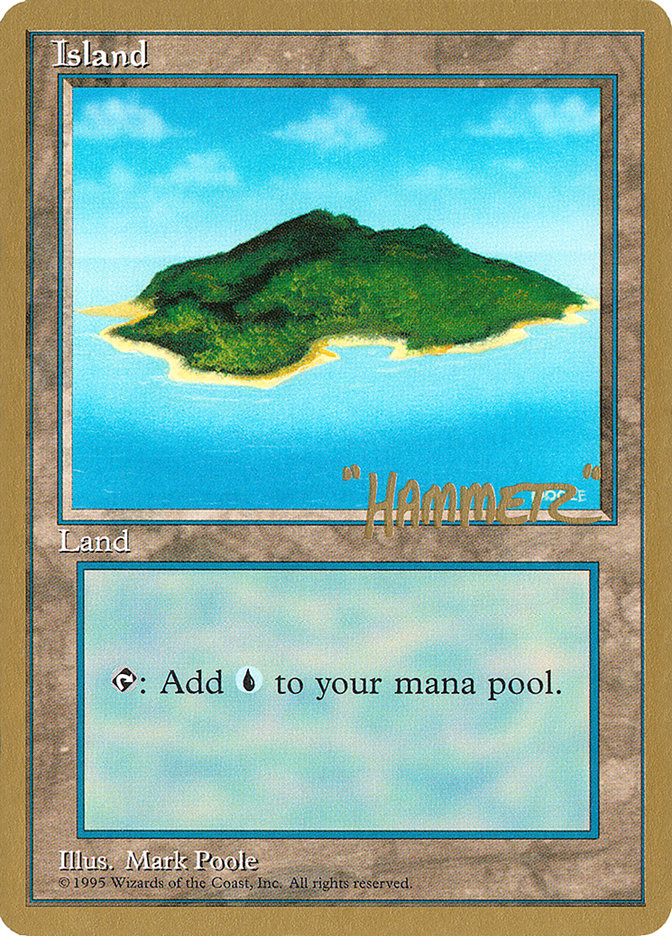 Island (shr367) (Shawn "Hammer" Regnier) [Pro Tour Collector Set] | Fandemonia Ltd