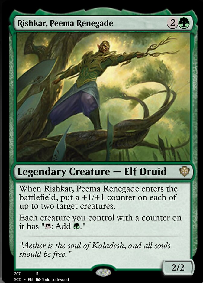 Rishkar, Peema Renegade [Starter Commander Decks] | Fandemonia Ltd