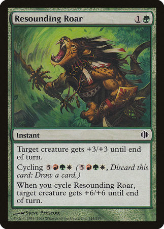 Resounding Roar [Shards of Alara] | Fandemonia Ltd