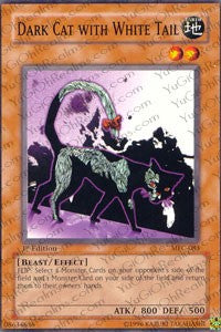 Dark Cat with White Tail [MFC-083] Common | Fandemonia Ltd