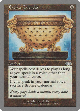 Bronze Calendar [Unglued] | Fandemonia Ltd