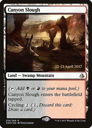 Canyon Slough [Amonkhet Promos] | Fandemonia Ltd