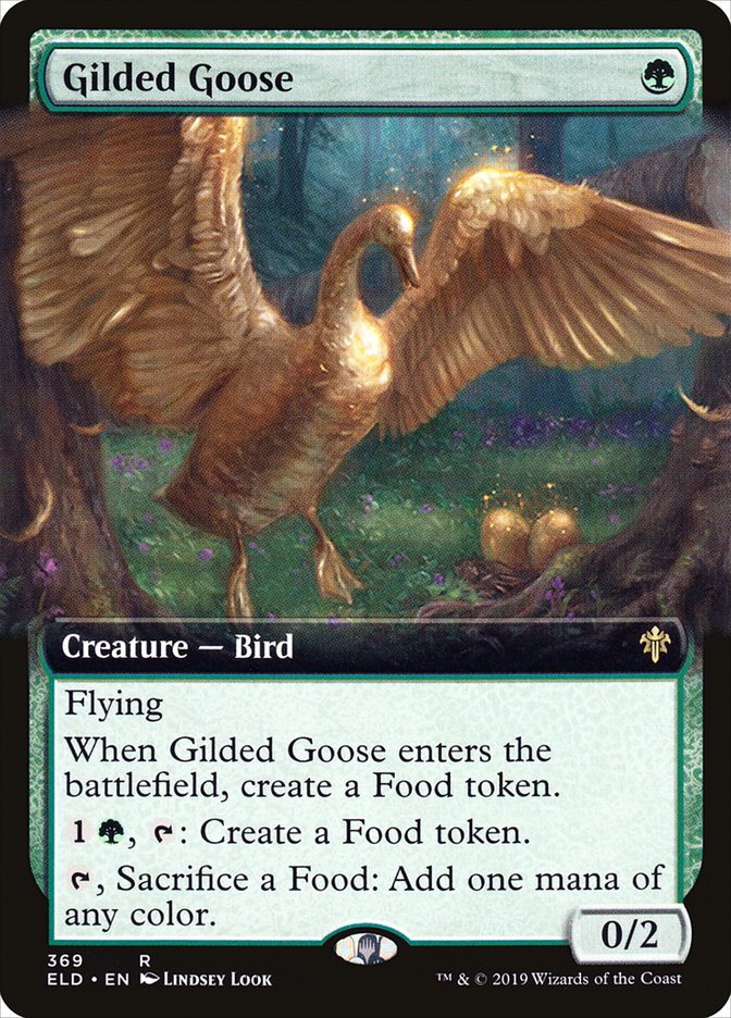 Gilded Goose (Extended Art) [Throne of Eldraine] | Fandemonia Ltd
