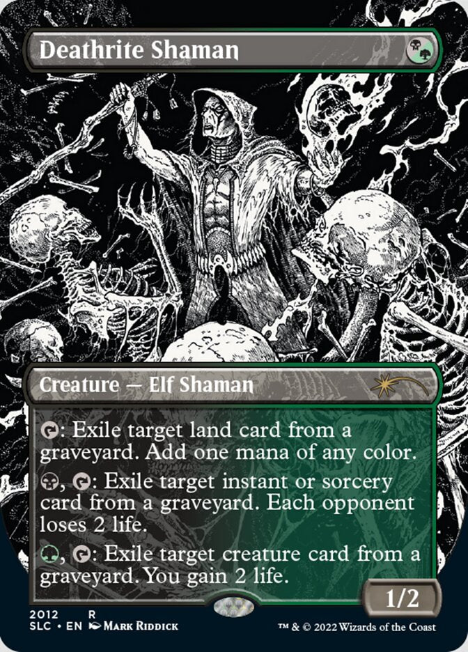 Deathrite Shaman (Borderless) [Secret Lair 30th Anniversary Countdown Kit] | Fandemonia Ltd