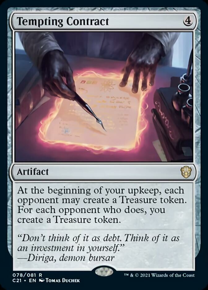Tempting Contract [Commander 2021] | Fandemonia Ltd