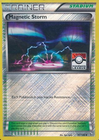 Magnetic Storm (91/106) (League Promo) [XY: Flashfire] | Fandemonia Ltd