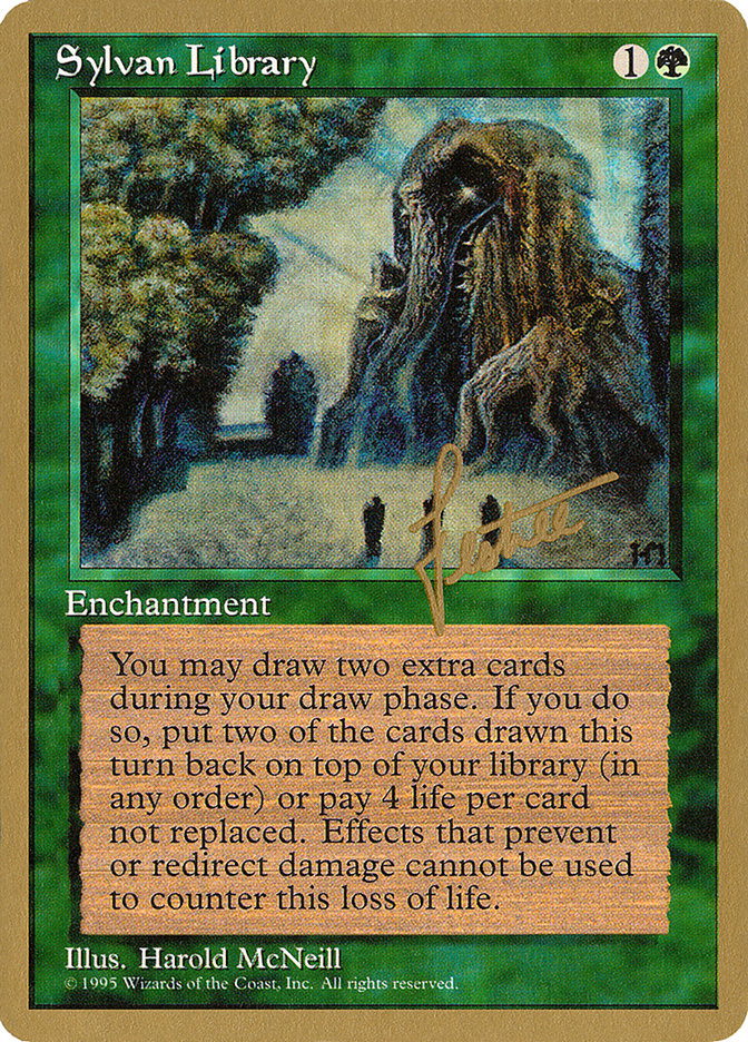 Sylvan Library (Bertrand Lestree) [Pro Tour Collector Set] | Fandemonia Ltd