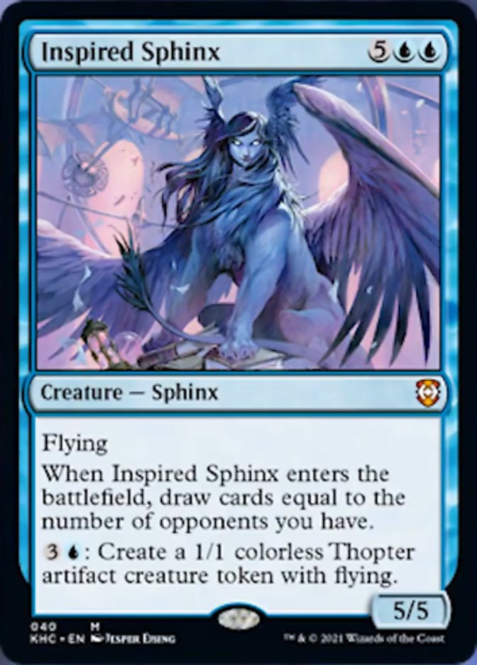 Inspired Sphinx [Kaldheim Commander] | Fandemonia Ltd