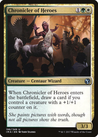 Chronicler of Heroes [Iconic Masters] | Fandemonia Ltd
