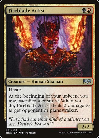 Fireblade Artist [Ravnica Allegiance] | Fandemonia Ltd