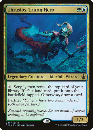 Thrasios, Triton Hero [Commander 2016] | Fandemonia Ltd