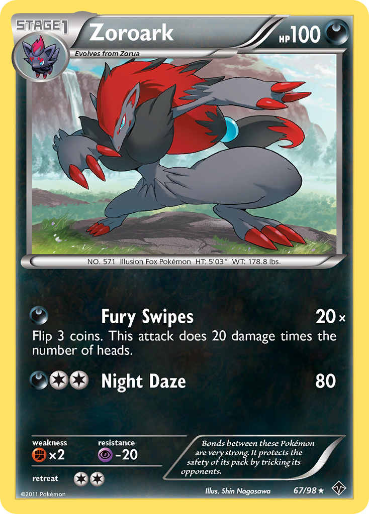 Zoroark (67/98) [Black & White: Emerging Powers] | Fandemonia Ltd