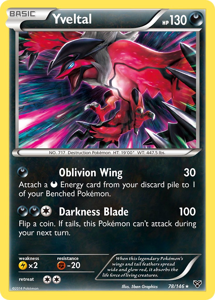 Yveltal (78/146) (Theme Deck Exclusive) [XY: Base Set] | Fandemonia Ltd