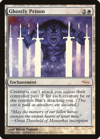 Ghostly Prison [Friday Night Magic 2010] | Fandemonia Ltd