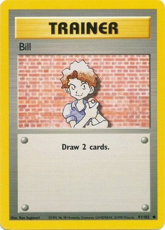 Bill (91/102) [Base Set Unlimited] | Fandemonia Ltd