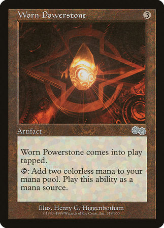 Worn Powerstone [Urza's Saga] | Fandemonia Ltd