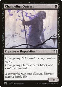 Changeling Outcast [Zendikar Rising Commander] | Fandemonia Ltd