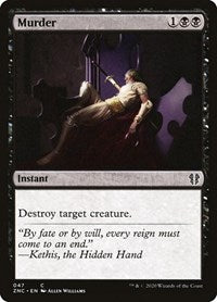 Murder [Zendikar Rising Commander] | Fandemonia Ltd