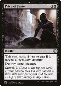 Price of Fame [Zendikar Rising Commander] | Fandemonia Ltd
