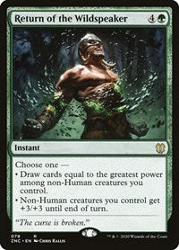 Return of the Wildspeaker [Zendikar Rising Commander] | Fandemonia Ltd