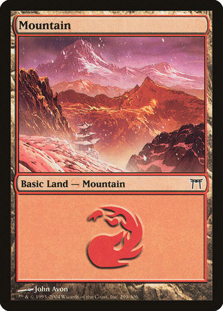 Mountain (299) [Champions of Kamigawa] | Fandemonia Ltd