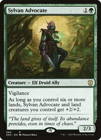 Sylvan Advocate [Zendikar Rising Commander] | Fandemonia Ltd
