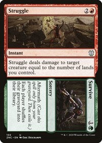 Struggle // Survive [Zendikar Rising Commander] | Fandemonia Ltd