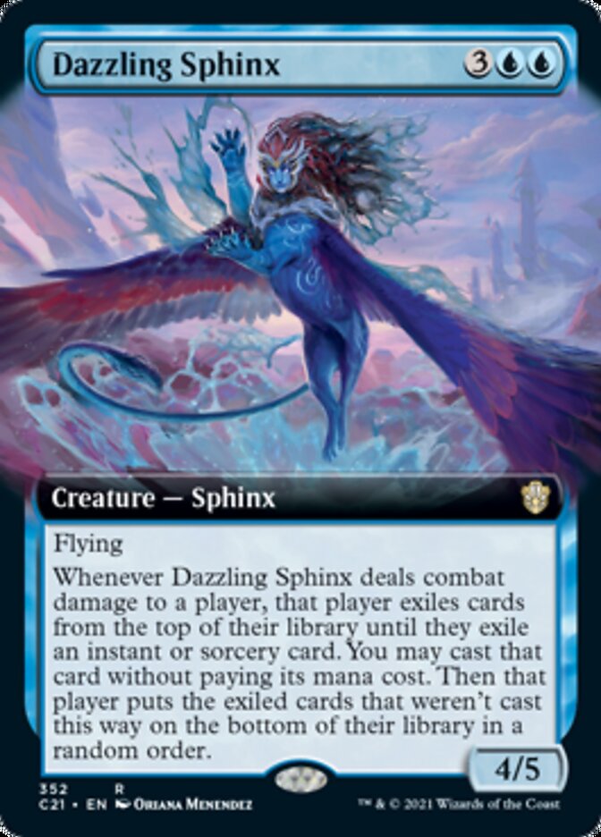 Dazzling Sphinx (Extended) [Commander 2021] | Fandemonia Ltd