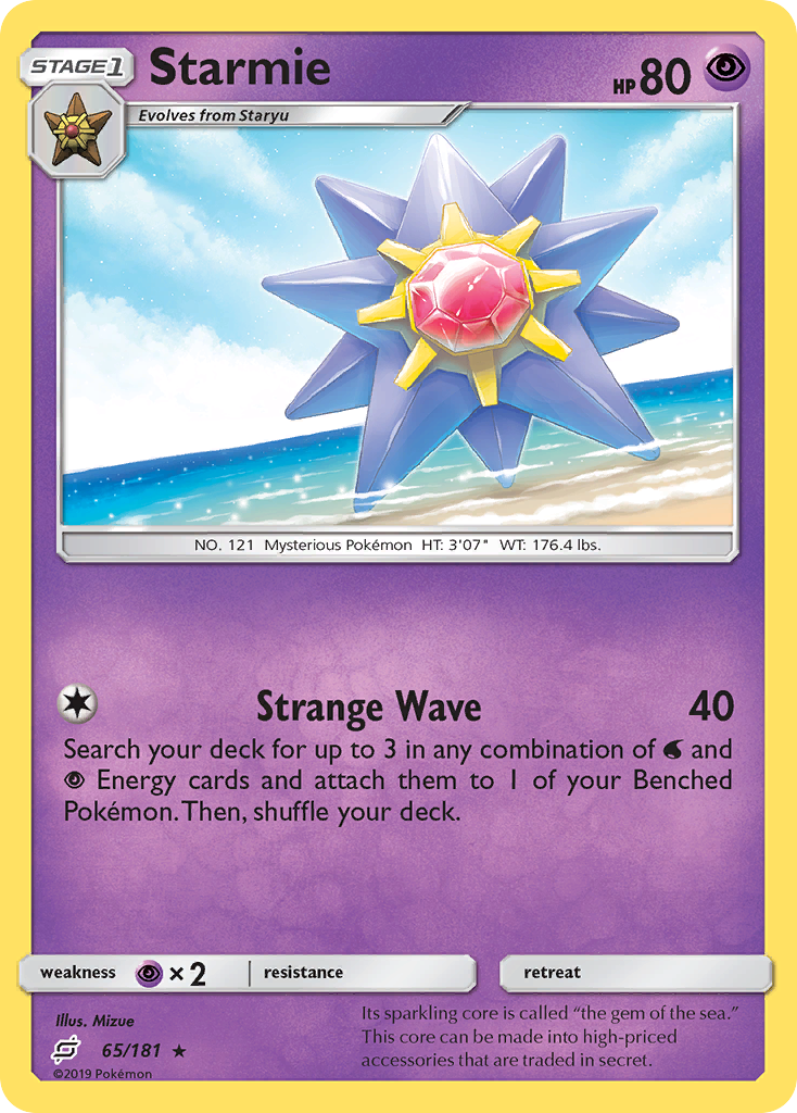 Starmie (65/181) [Sun & Moon: Team Up] | Fandemonia Ltd