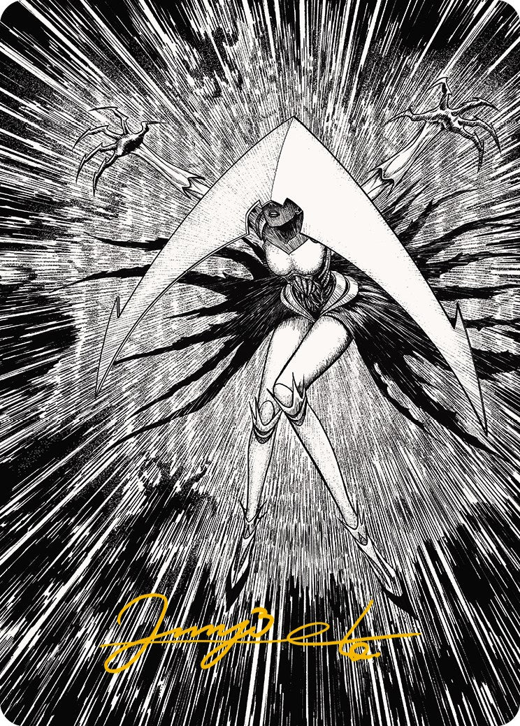 Elesh Norn, Mother of Machines 2 Art Card (Gold-Stamped Signature) [Phyrexia: All Will Be One Art Series] | Fandemonia Ltd