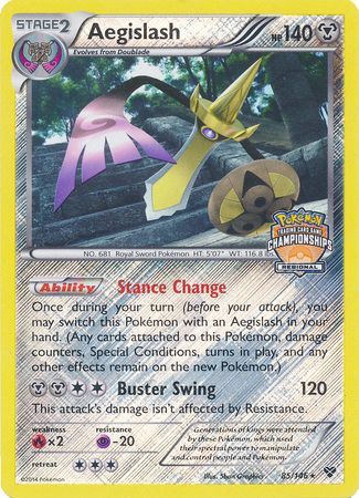 Aegislash (85/146) (Regional Championship Promo) [XY: Base Set] | Fandemonia Ltd