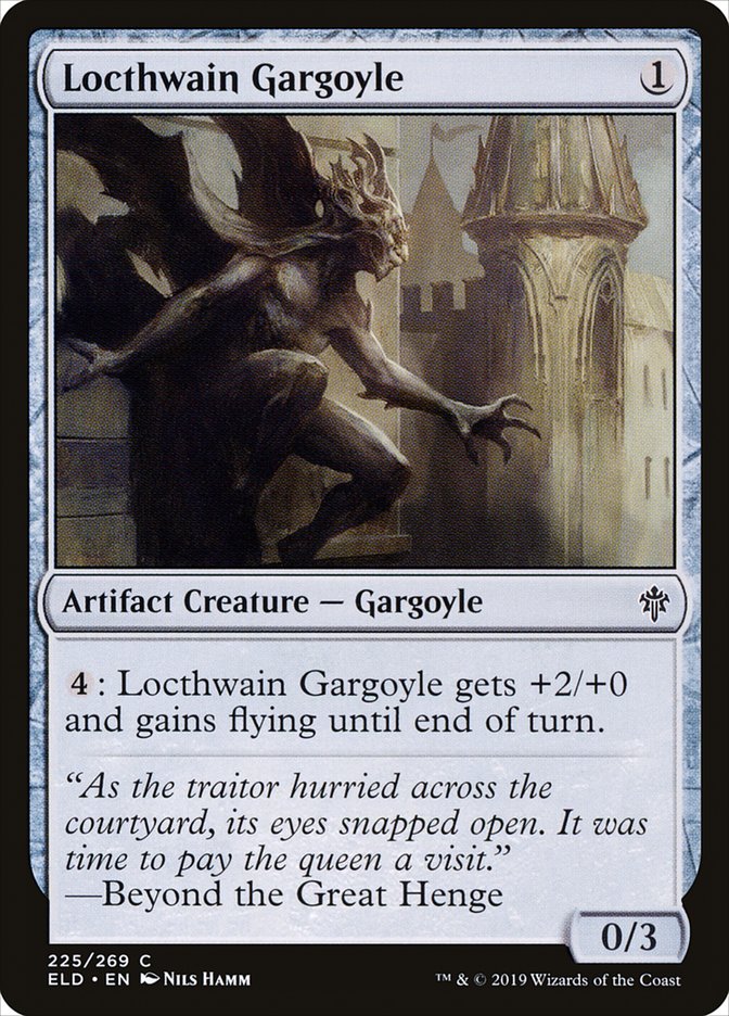 Locthwain Gargoyle [Throne of Eldraine] | Fandemonia Ltd
