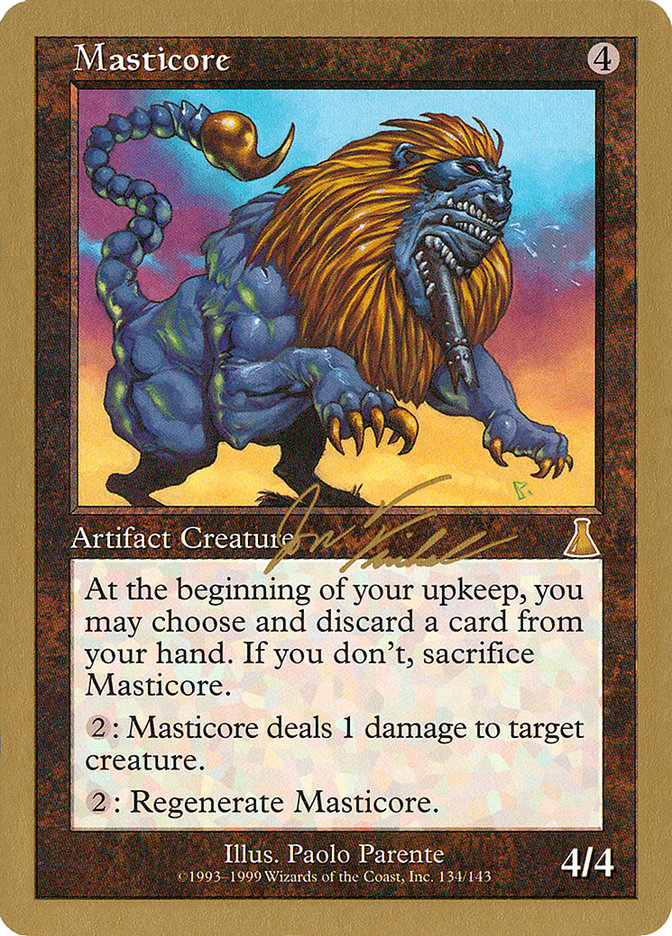 Masticore (Jon Finkel) [World Championship Decks 2000] | Fandemonia Ltd