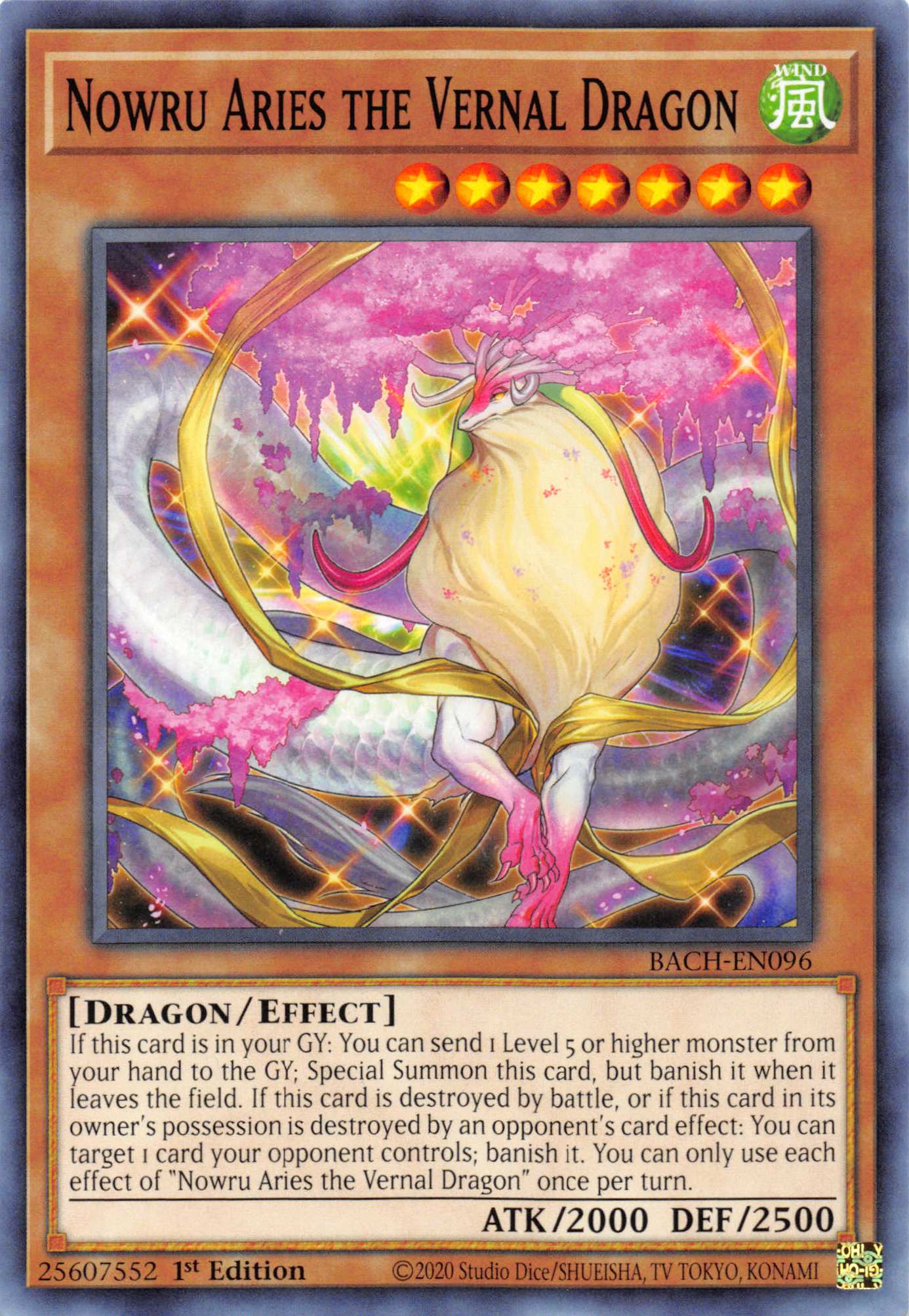 Nowru Aries the Vernal Dragon [BACH-EN096] Common | Fandemonia Ltd