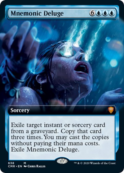 Mnemonic Deluge (Extended Art) [Commander Legends] | Fandemonia Ltd