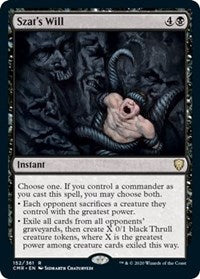 Szat's Will [Commander Legends] | Fandemonia Ltd
