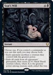 Szat's Will [Commander Legends] | Fandemonia Ltd