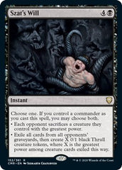 Szat's Will [Commander Legends] | Fandemonia Ltd