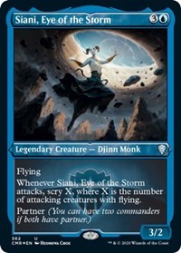 Siani, Eye of the Storm (Foil Etched) [Commander Legends] | Fandemonia Ltd