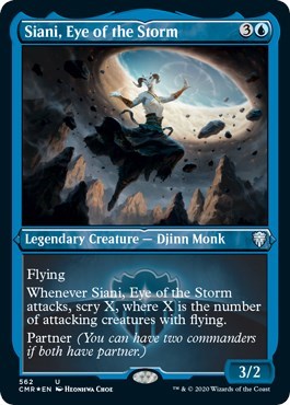 Siani, Eye of the Storm (Foil Etched) [Commander Legends] | Fandemonia Ltd
