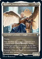 Radiant, Serra Archangel (Foil Etched) [Commander Legends] | Fandemonia Ltd