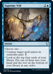 Supreme Will [Commander Legends] | Fandemonia Ltd