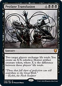Profane Transfusion [Commander Legends] | Fandemonia Ltd