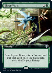 Three Visits (Extended Art) [Commander Legends] | Fandemonia Ltd