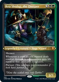 Ikra Shidiqi, the Usurper (Foil Etched) [Commander Legends] | Fandemonia Ltd