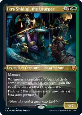 Ikra Shidiqi, the Usurper (Foil Etched) [Commander Legends] | Fandemonia Ltd