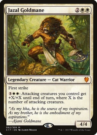 Jazal Goldmane [Commander 2017] | Fandemonia Ltd