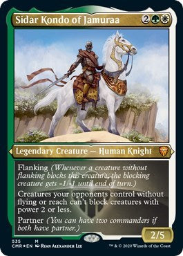 Sidar Kondo of Jamuraa (Foil Etched) [Commander Legends] | Fandemonia Ltd