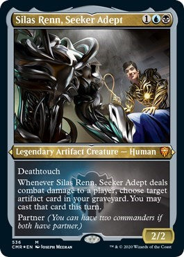 Silas Renn, Seeker Adept (Foil Etched) [Commander Legends] | Fandemonia Ltd